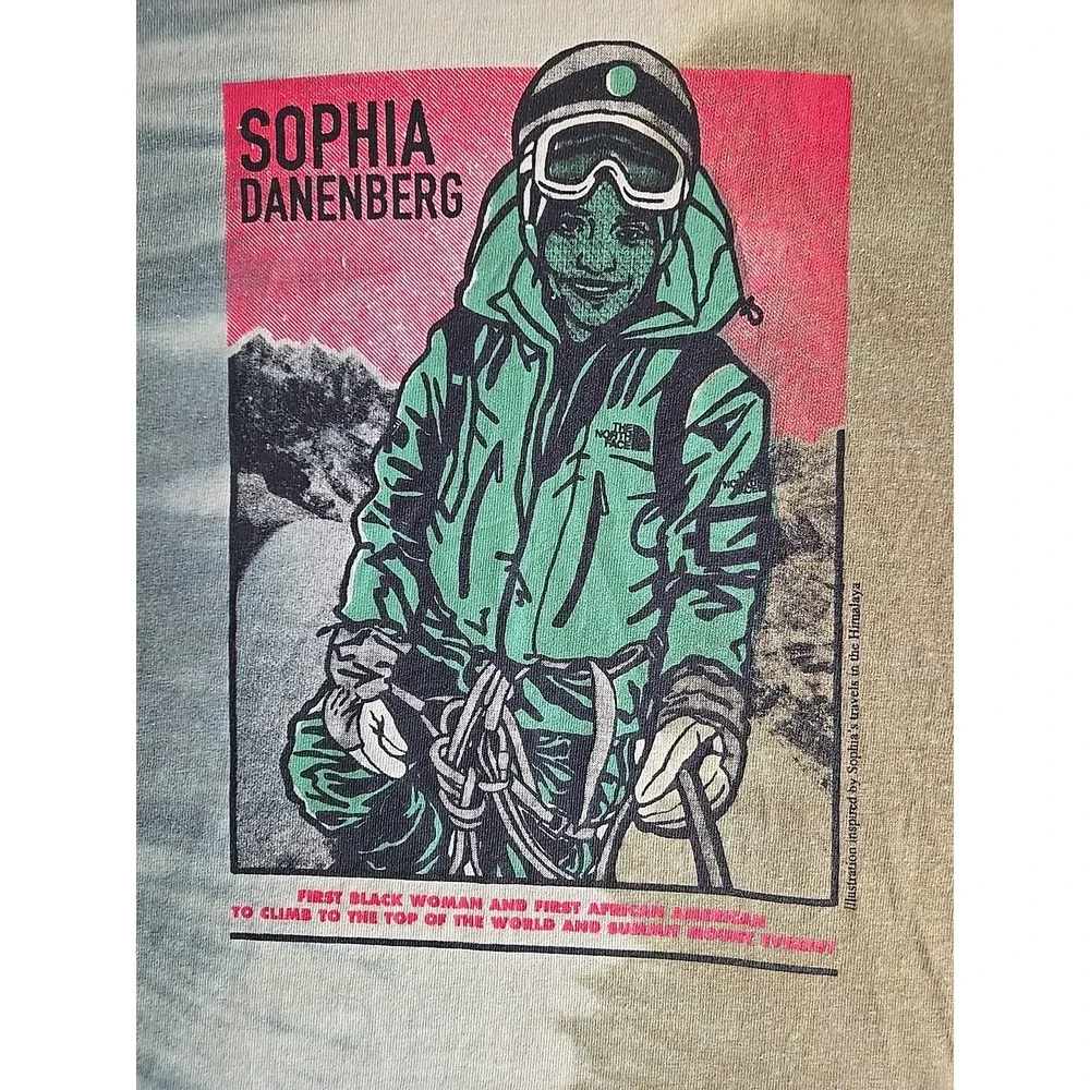 The North Face Tie Dye T-Shirt Black History Month Edition Sophia Danenberg XL